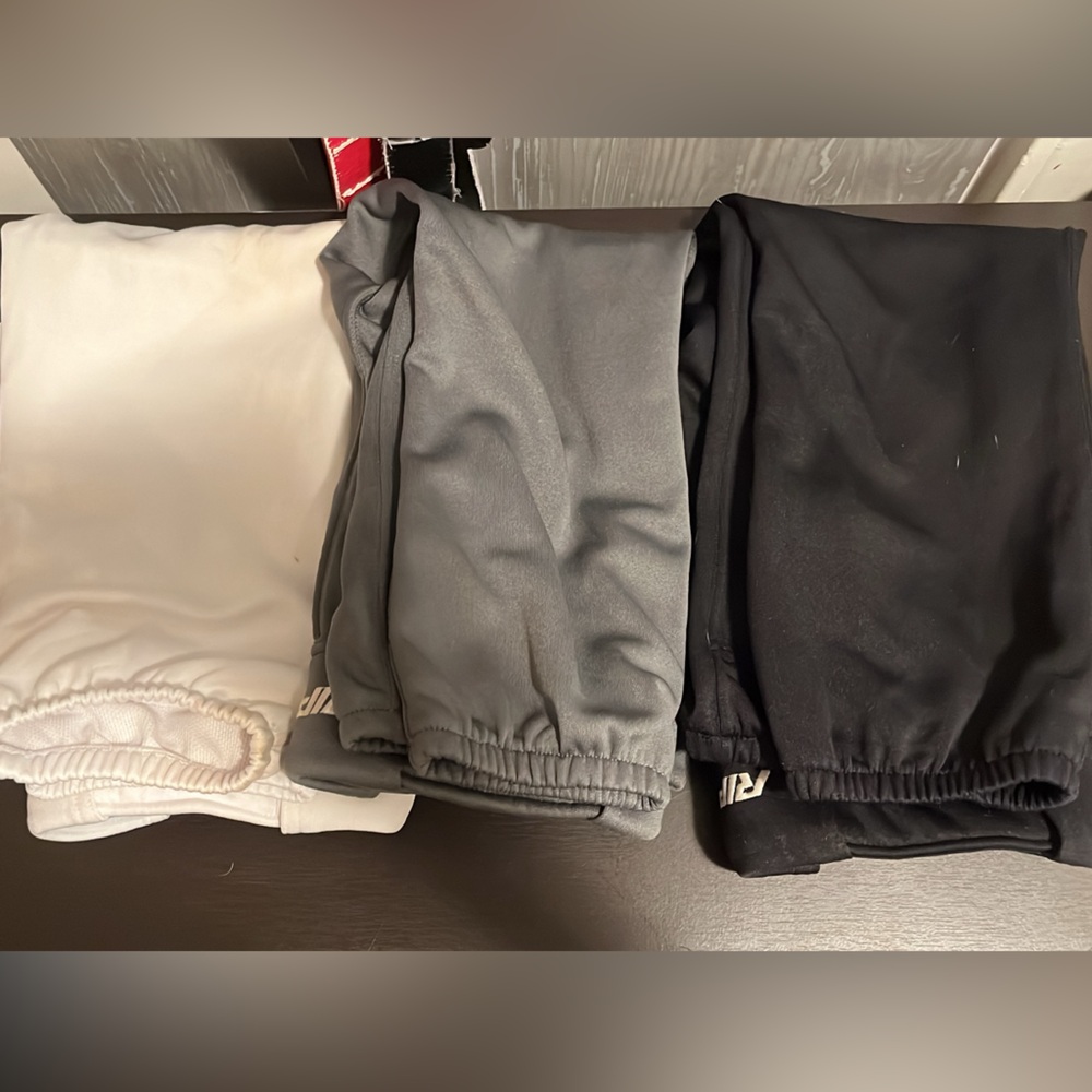 Kids' Black, Gray, and White Bottoms